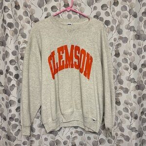Clemson crew neck sweater